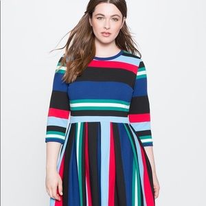 Eloquii striped dress